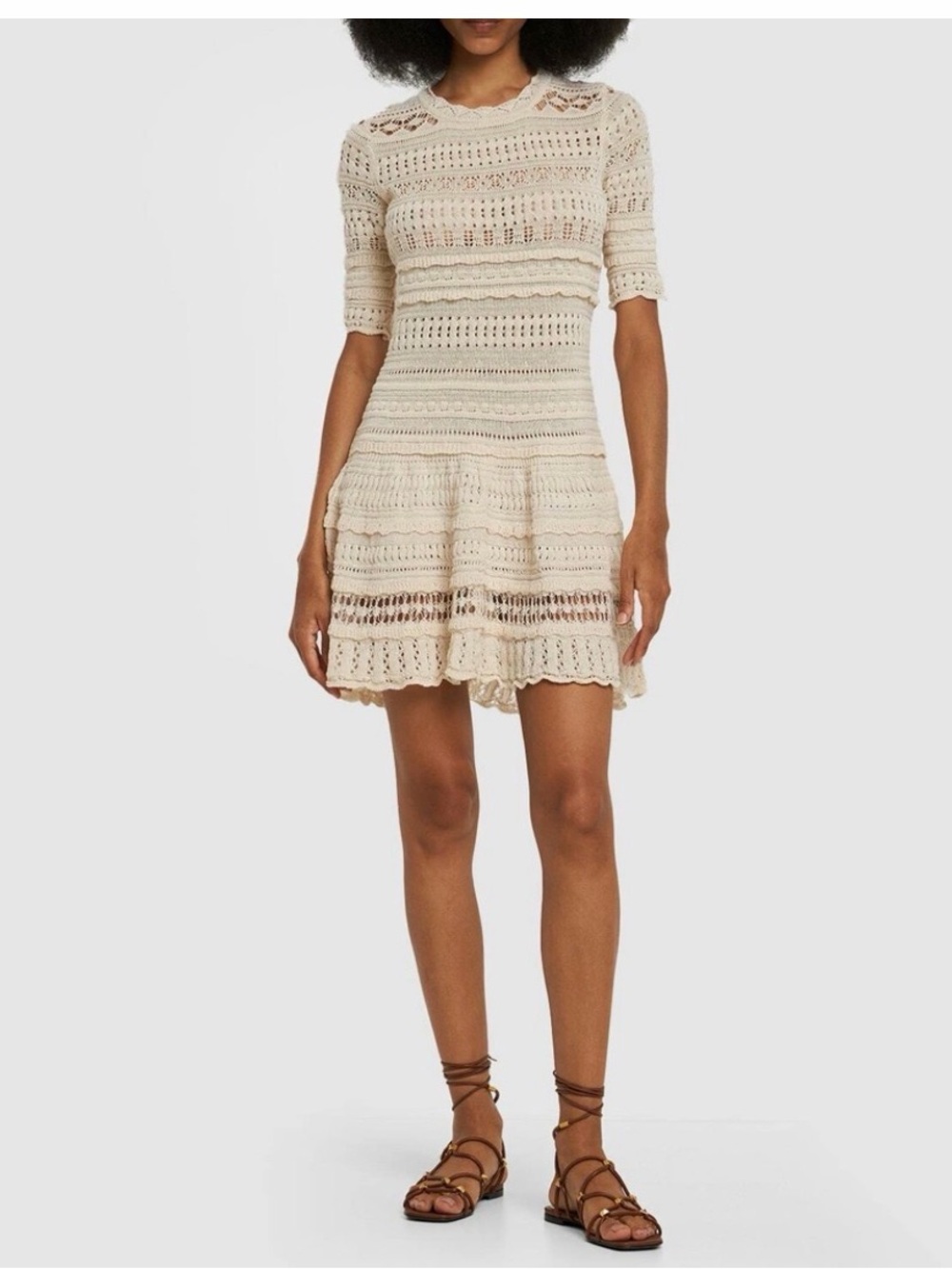 Isabel Marant Étoile Jumi Crochet Minidress